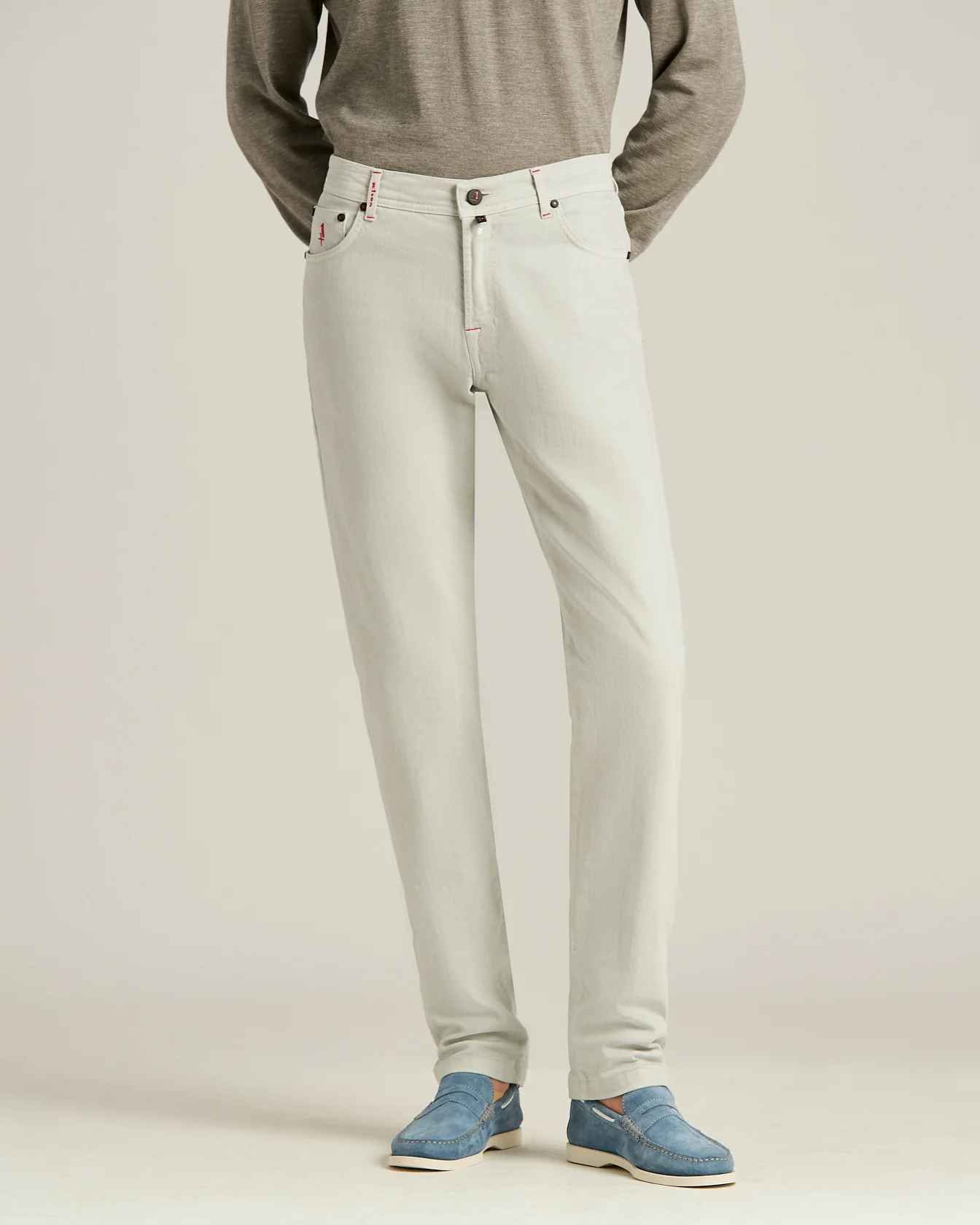STRETCH COTTON ICE TROUSERS - Image 2