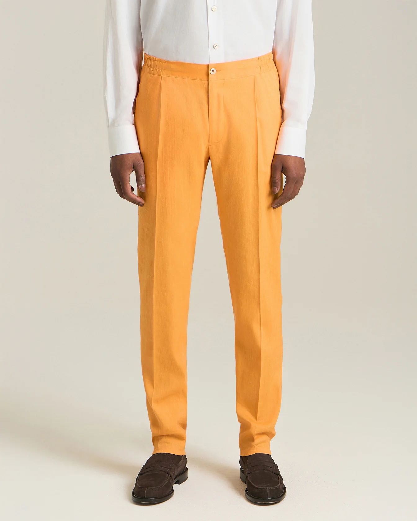 COMFORT LINEN AND WOOL TROUSERS - Image 2